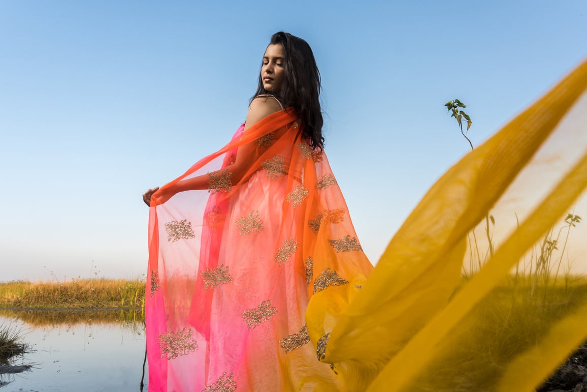 Portrait of a Woman Outdoors